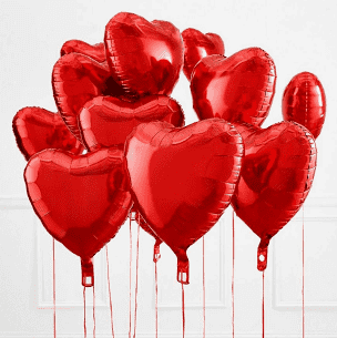 Red Balloon Arrangement